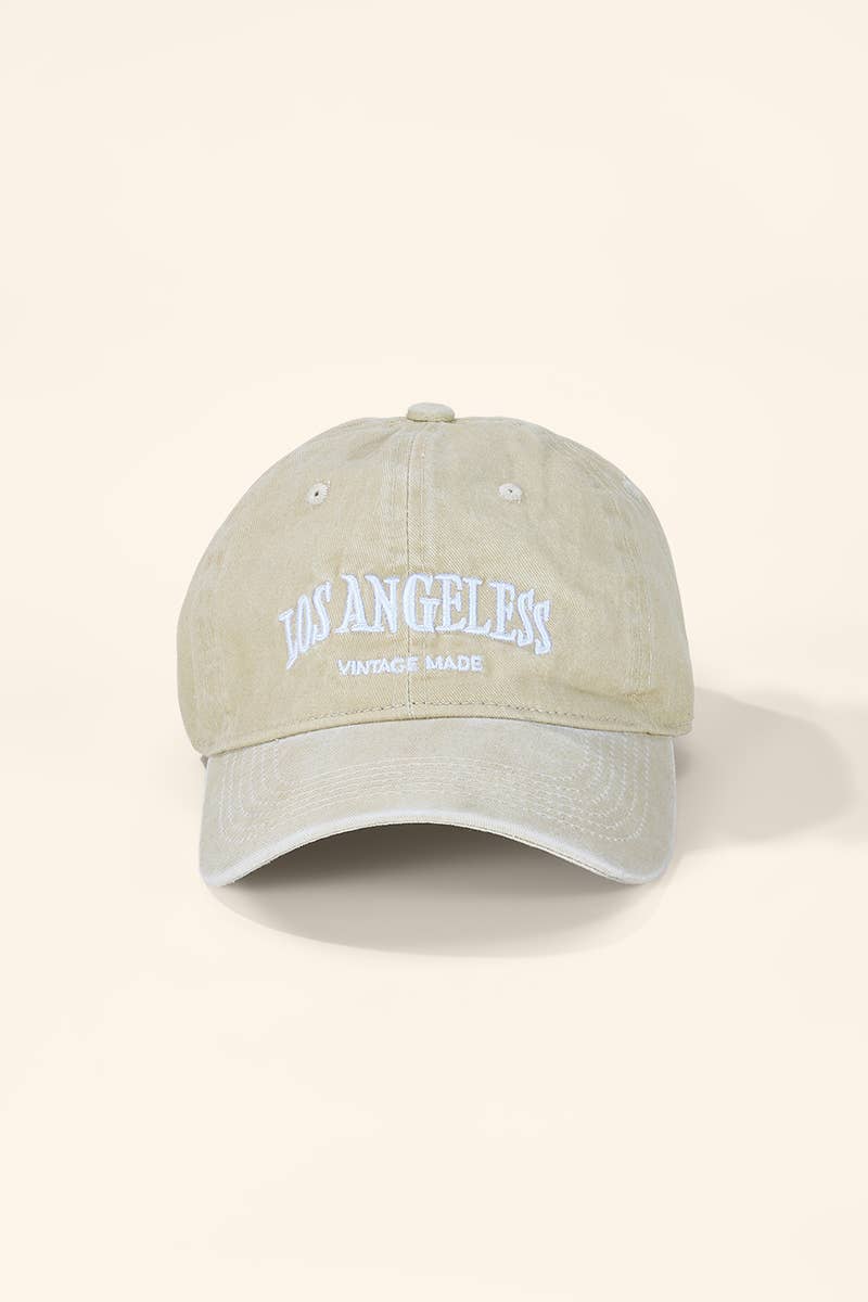 Casquette brodée Los Angeles délavée MJ327HK