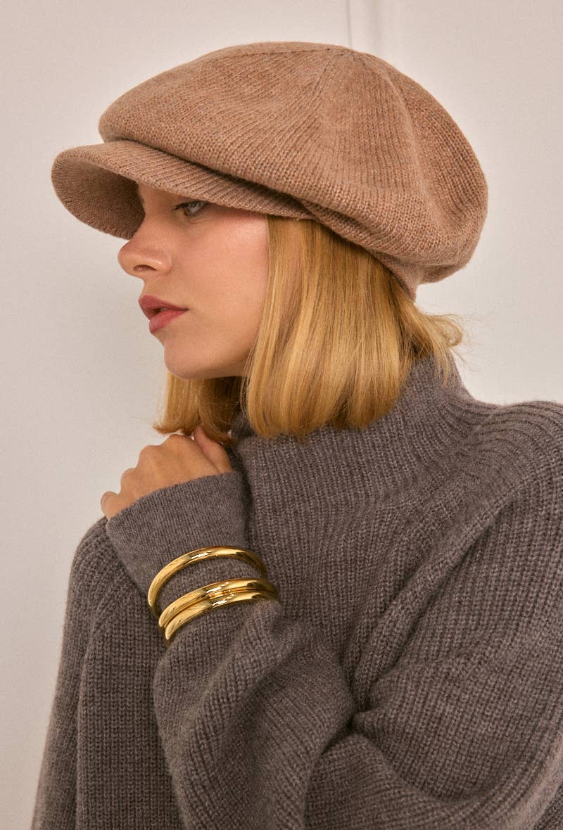 Wool newsboy cap MJ304HK