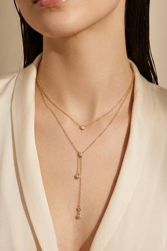 Stainless steel chain necklace 224AQ273