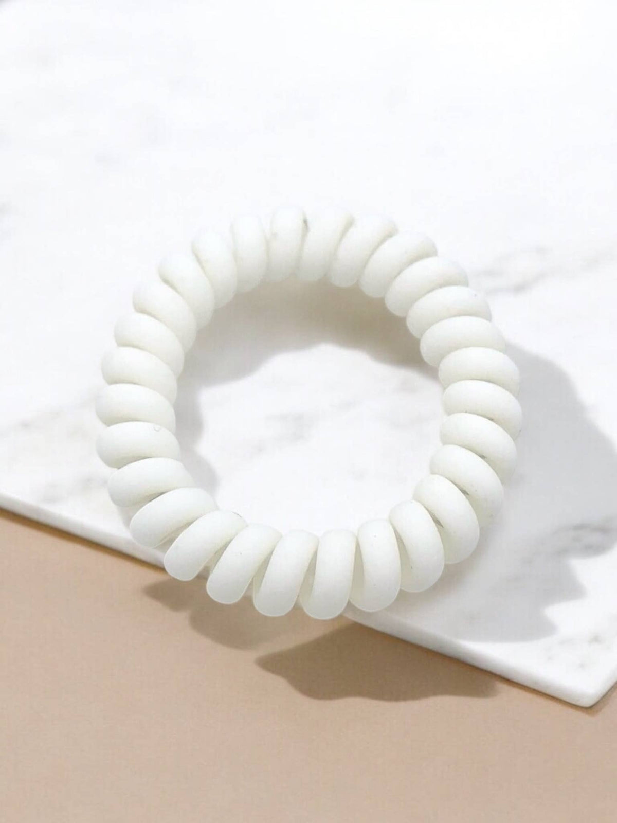 Chouchou élastique en spirale mat JD02