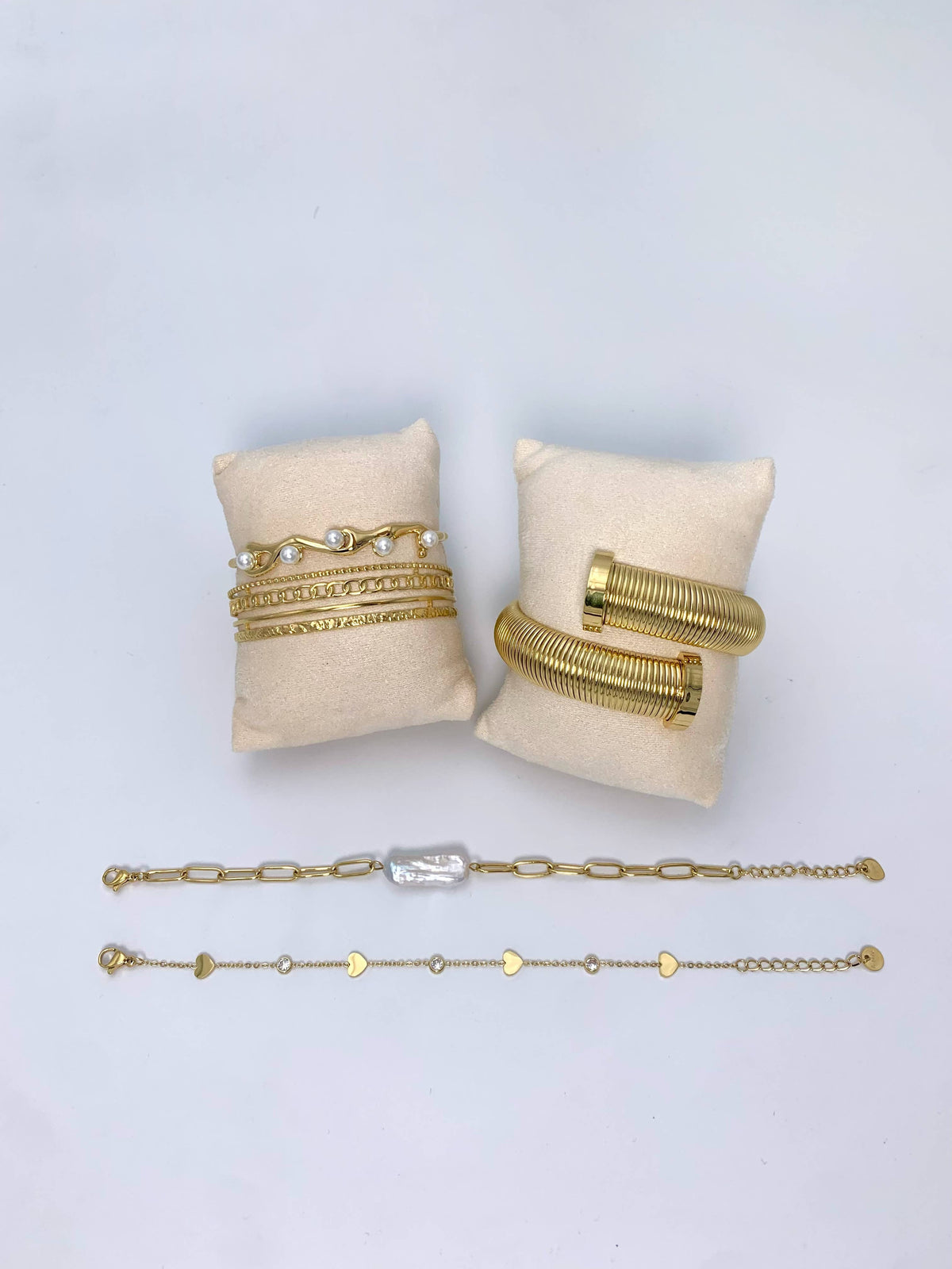 Set de bracelets en acier inoxydable SET46