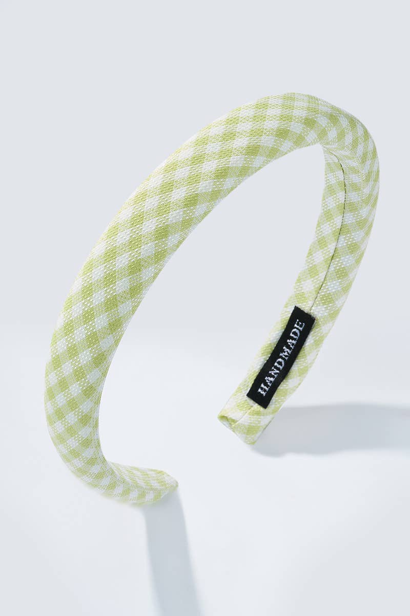 Gingham headband ST302