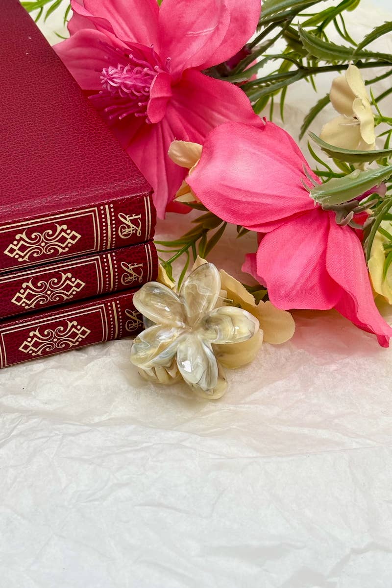 4cm flower mini hair claw YH38