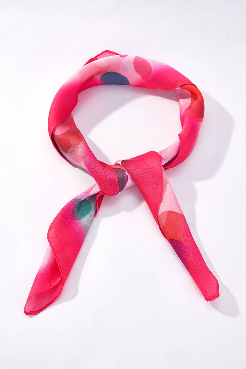 Patterned scarf 65 X 65 CM FL308DF