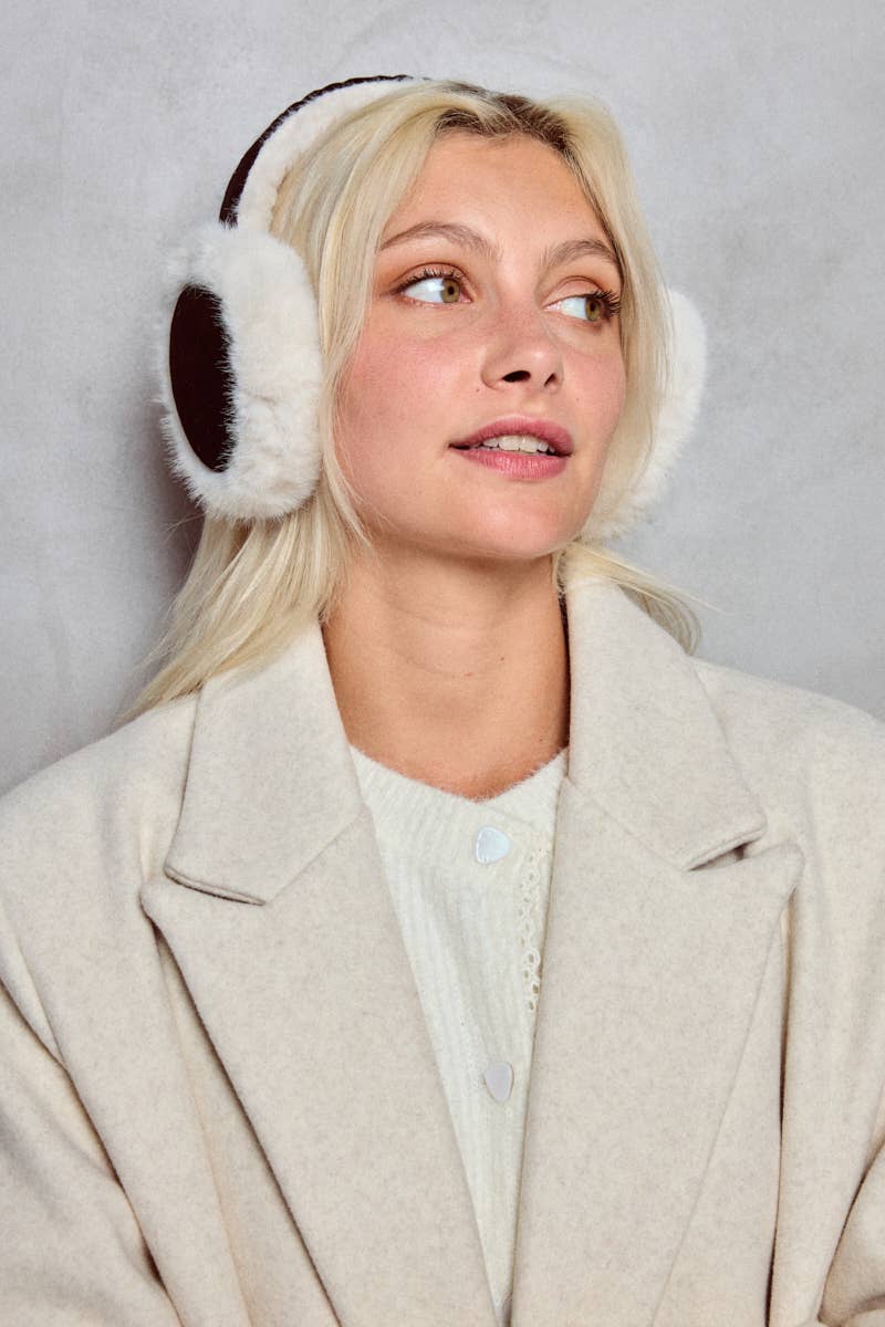 Faux fur earmuffs CC03