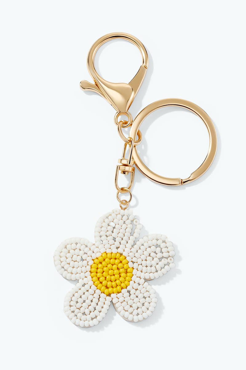 Beaded flower keychain PC150SY
