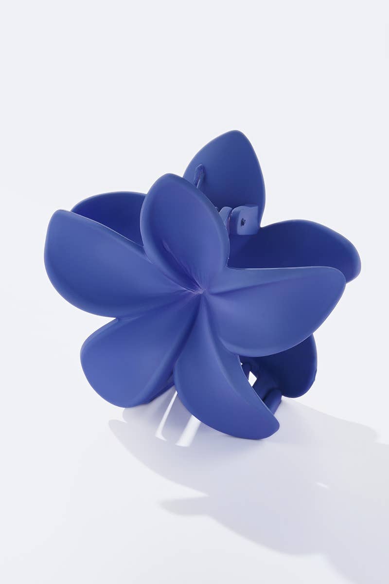 Matte flower hair claw YH52