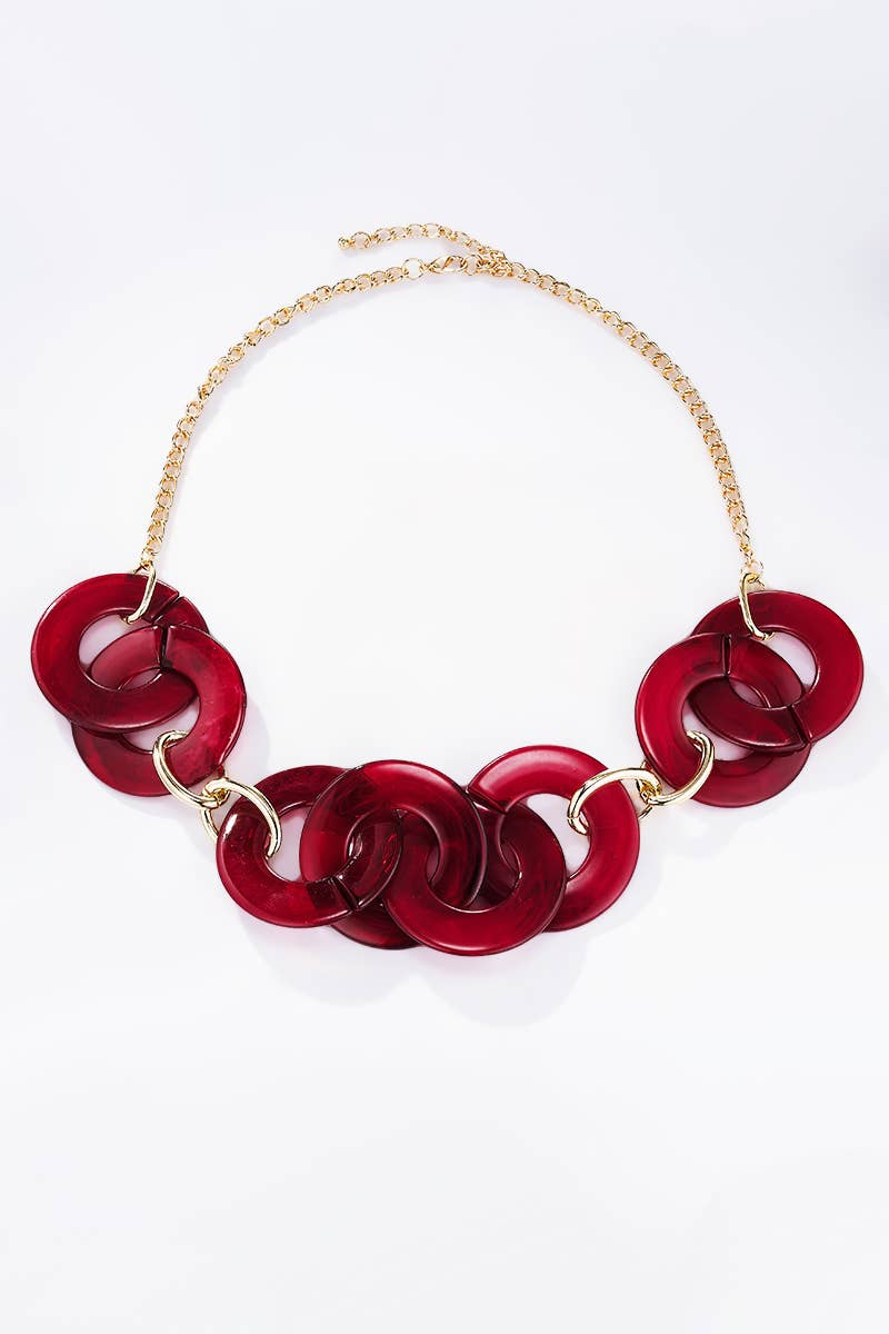 Resin necklace 2WY04