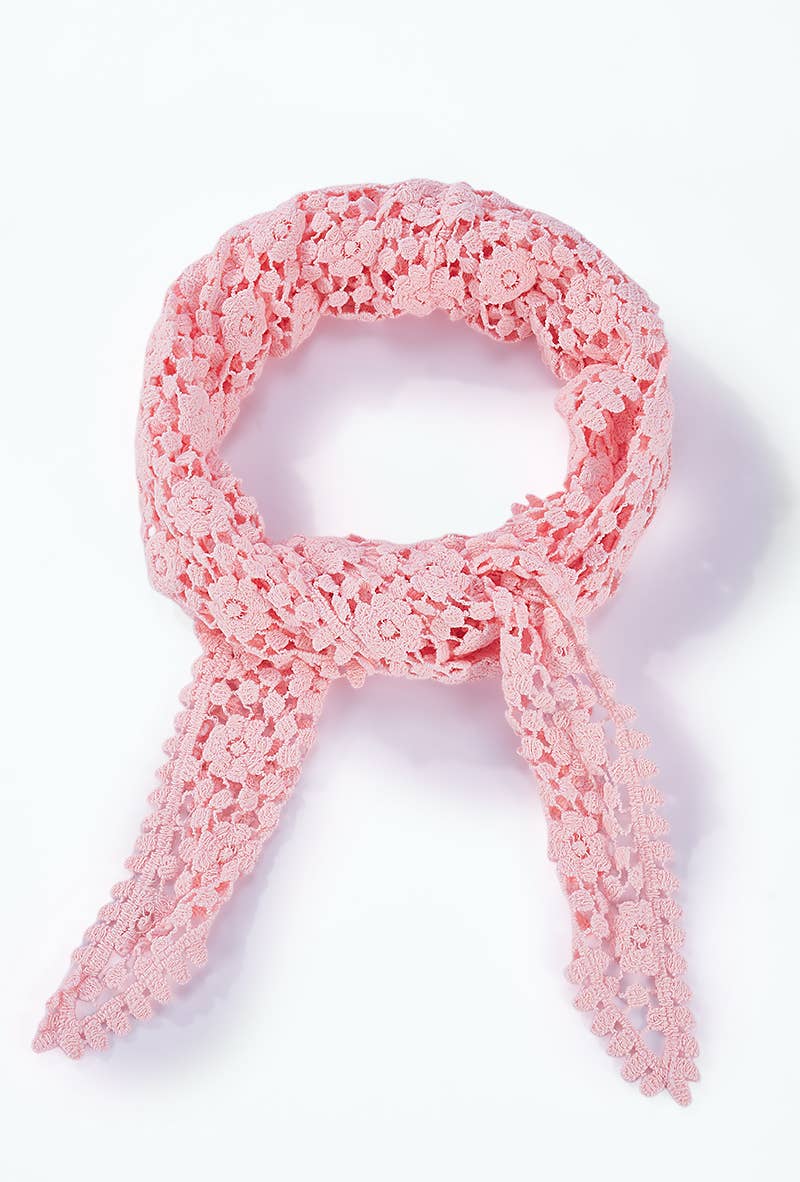 Foulard en dentelle de coton FL532