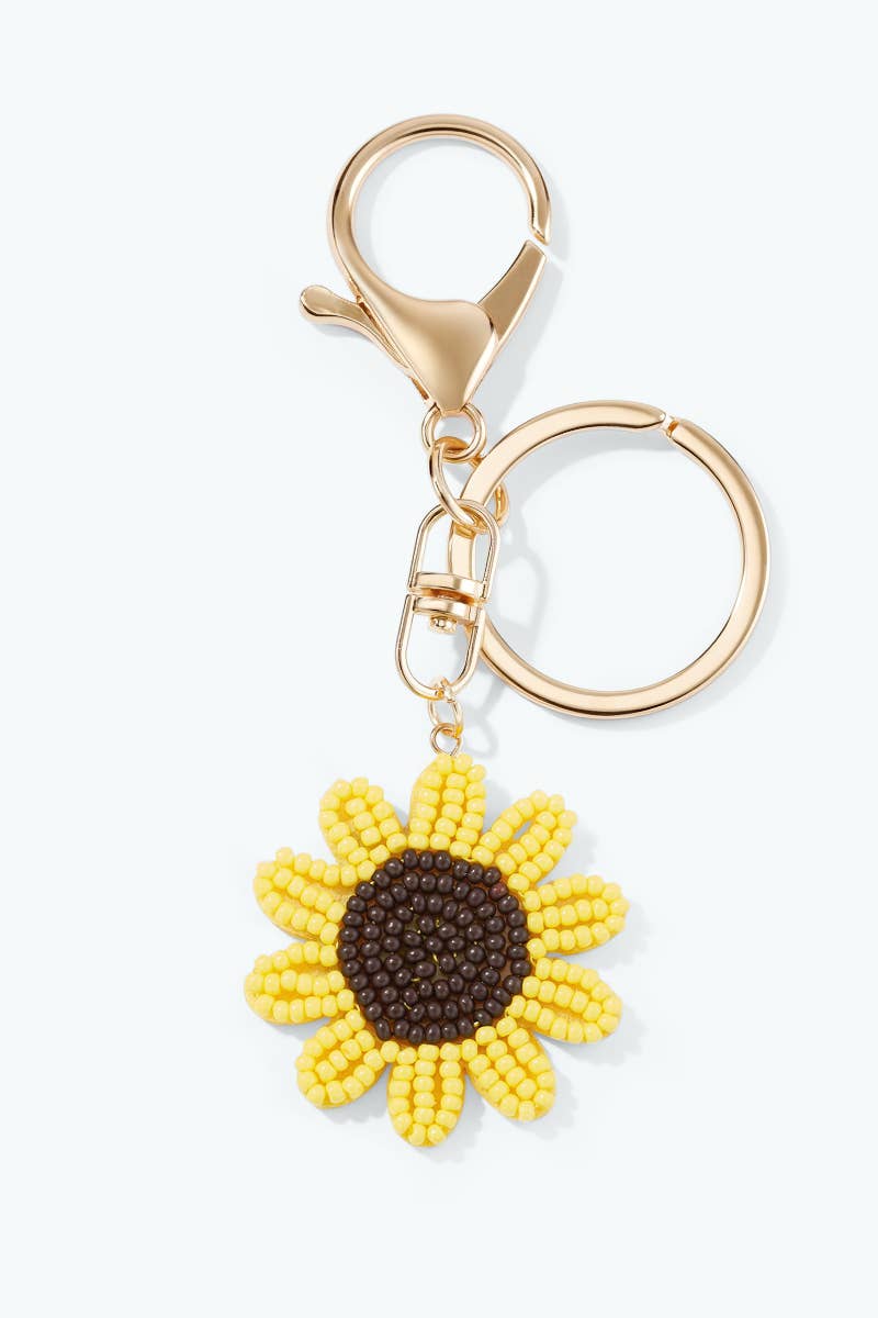 Beaded flower keychain PC150SY