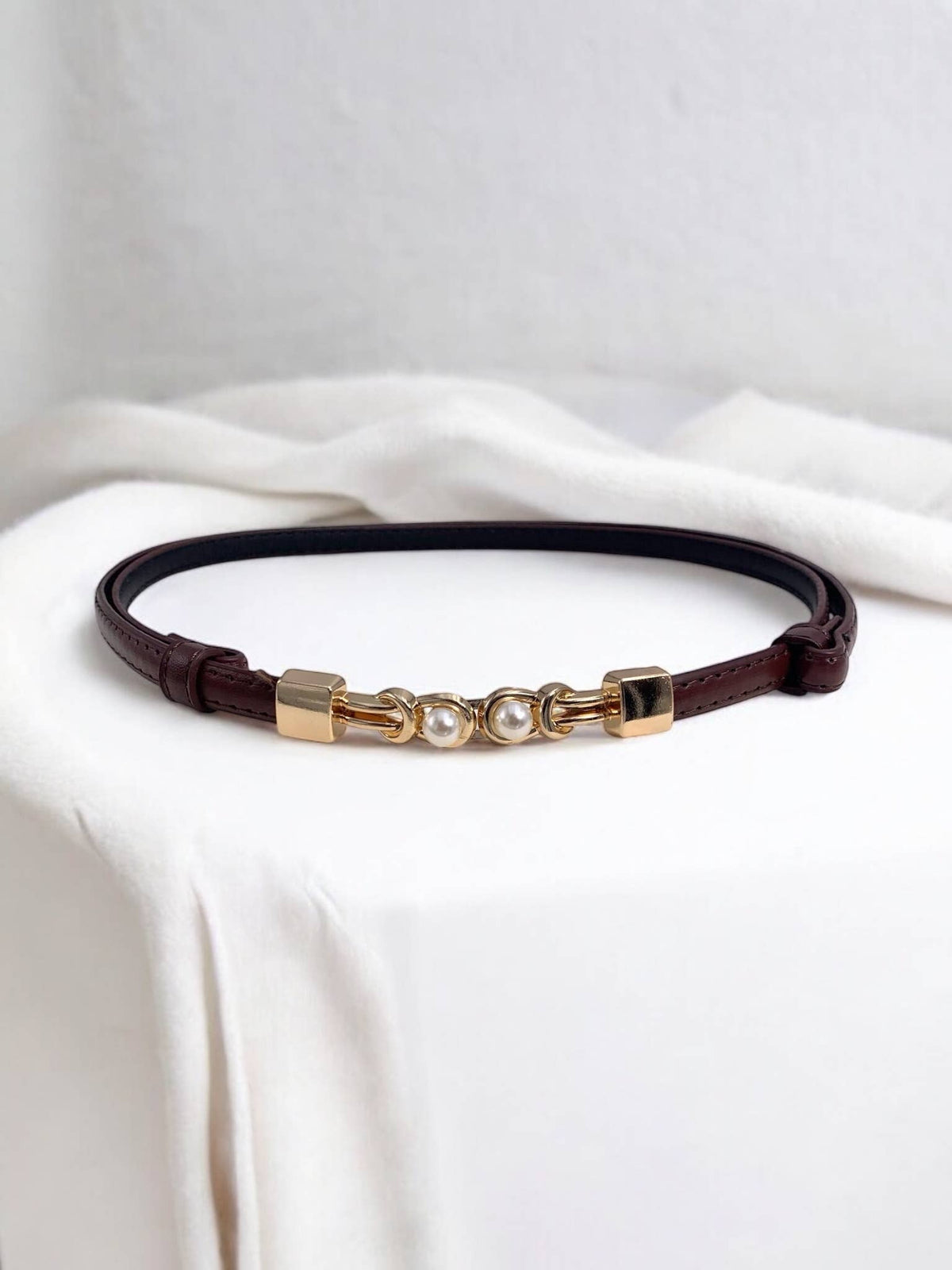 Faux leather belt CT05