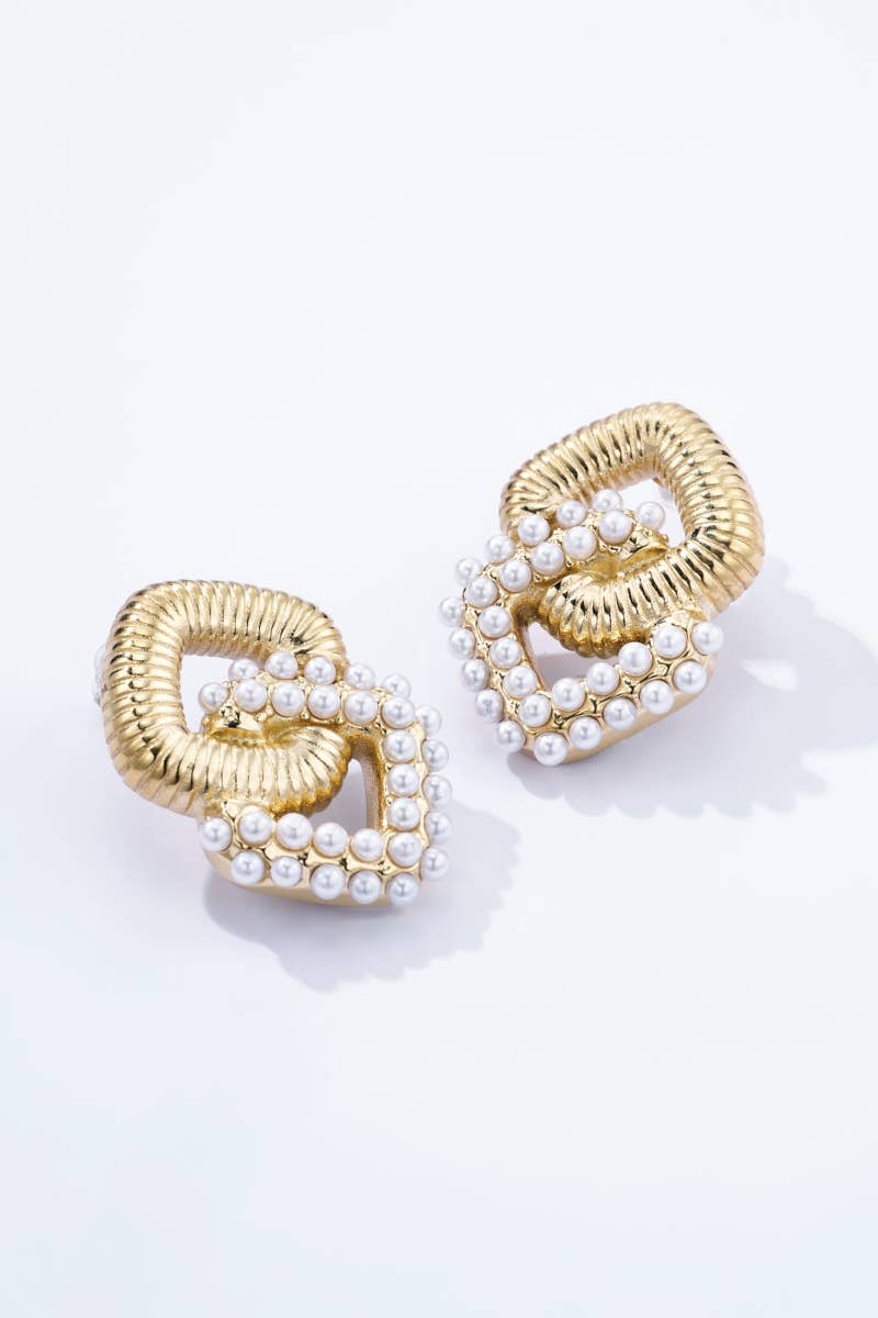 Boucles d'oreilles en acier inoxydable 124AQ326
