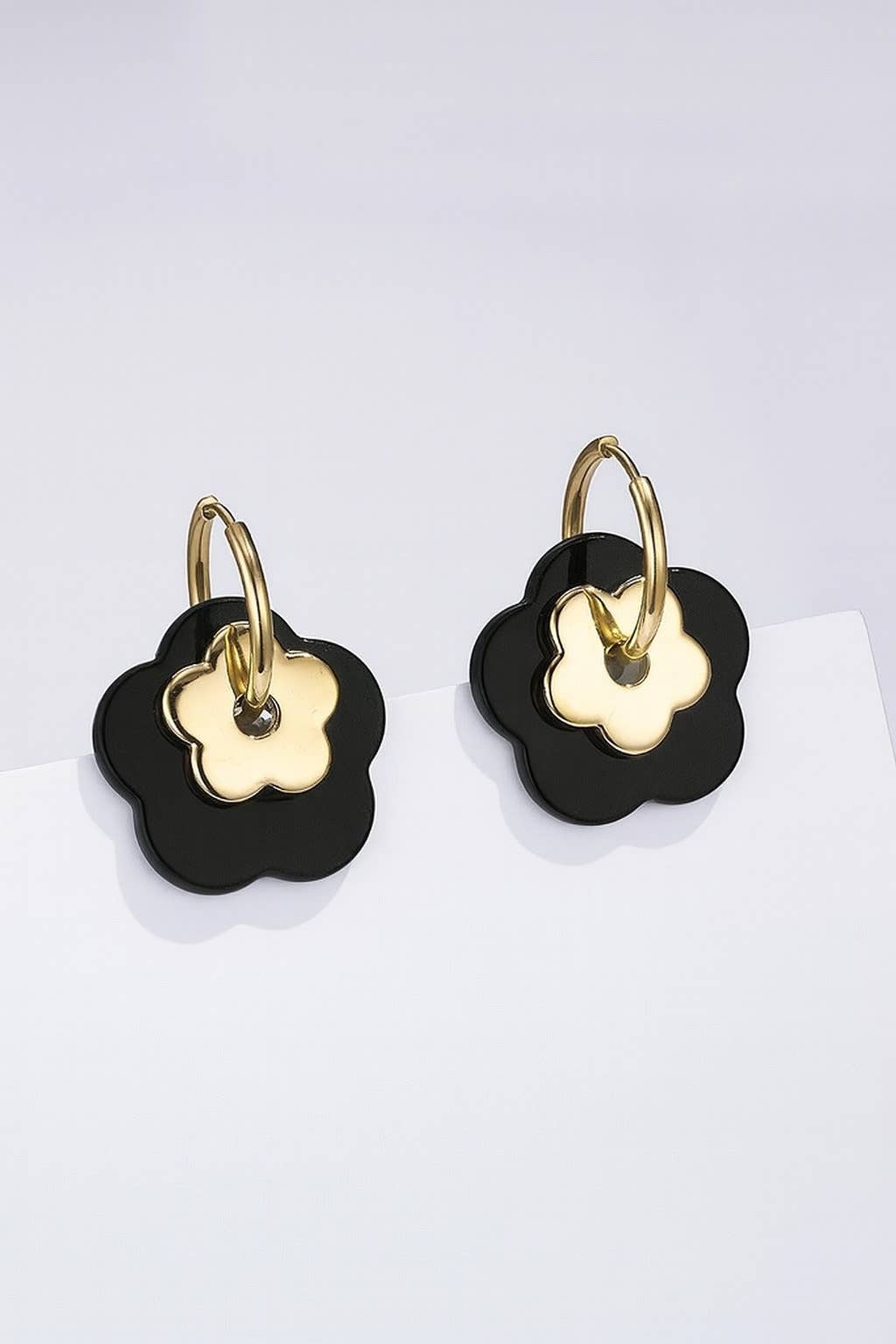 Boucles d'oreilles en acier inoxydable 124RX258