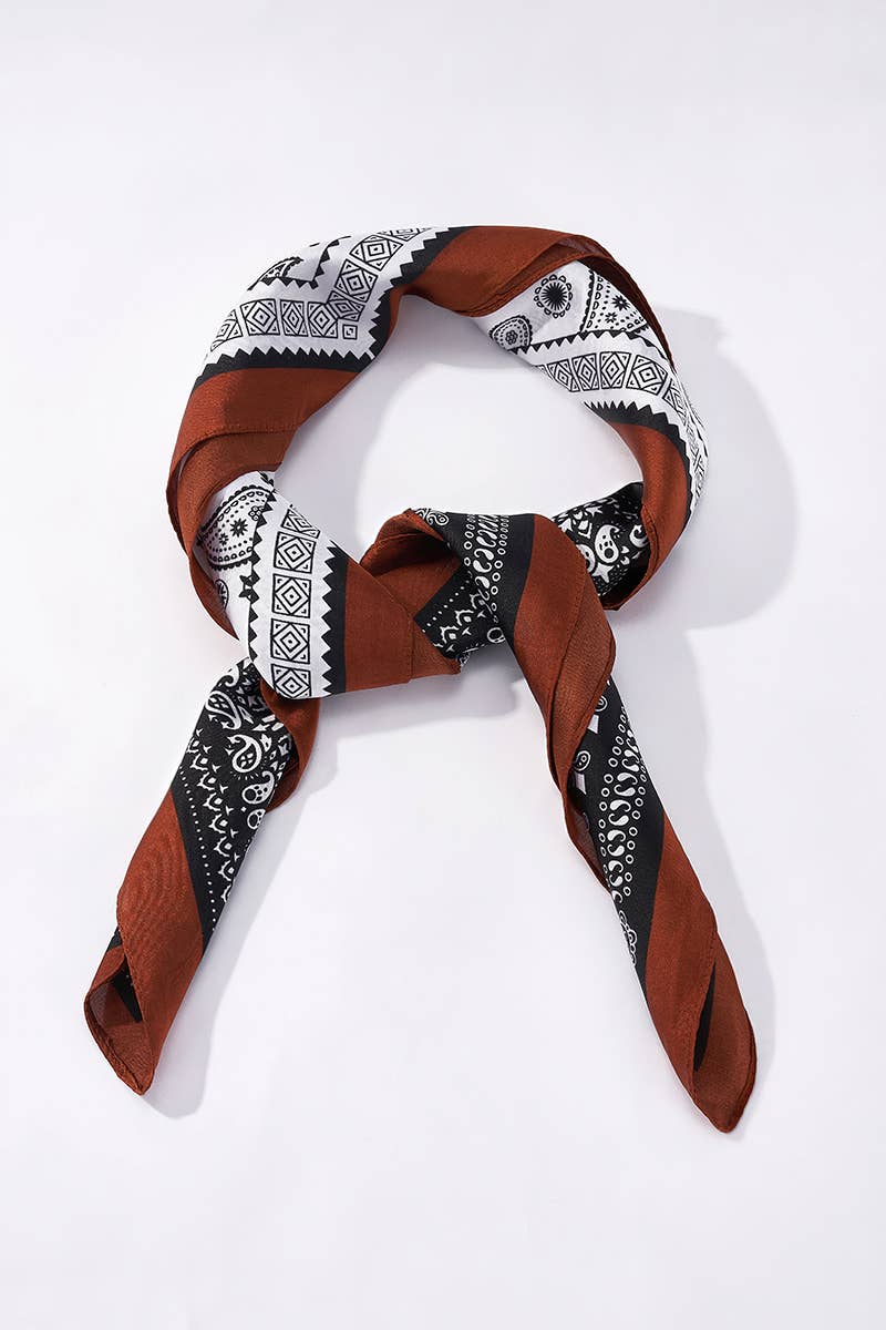 Foulard à motif 65 X 65 CM FL393DF