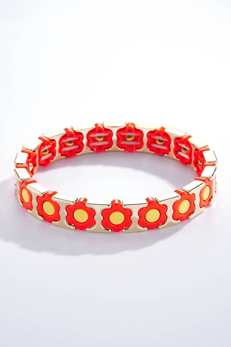 Bracelet acier élastique coloré 324CP07