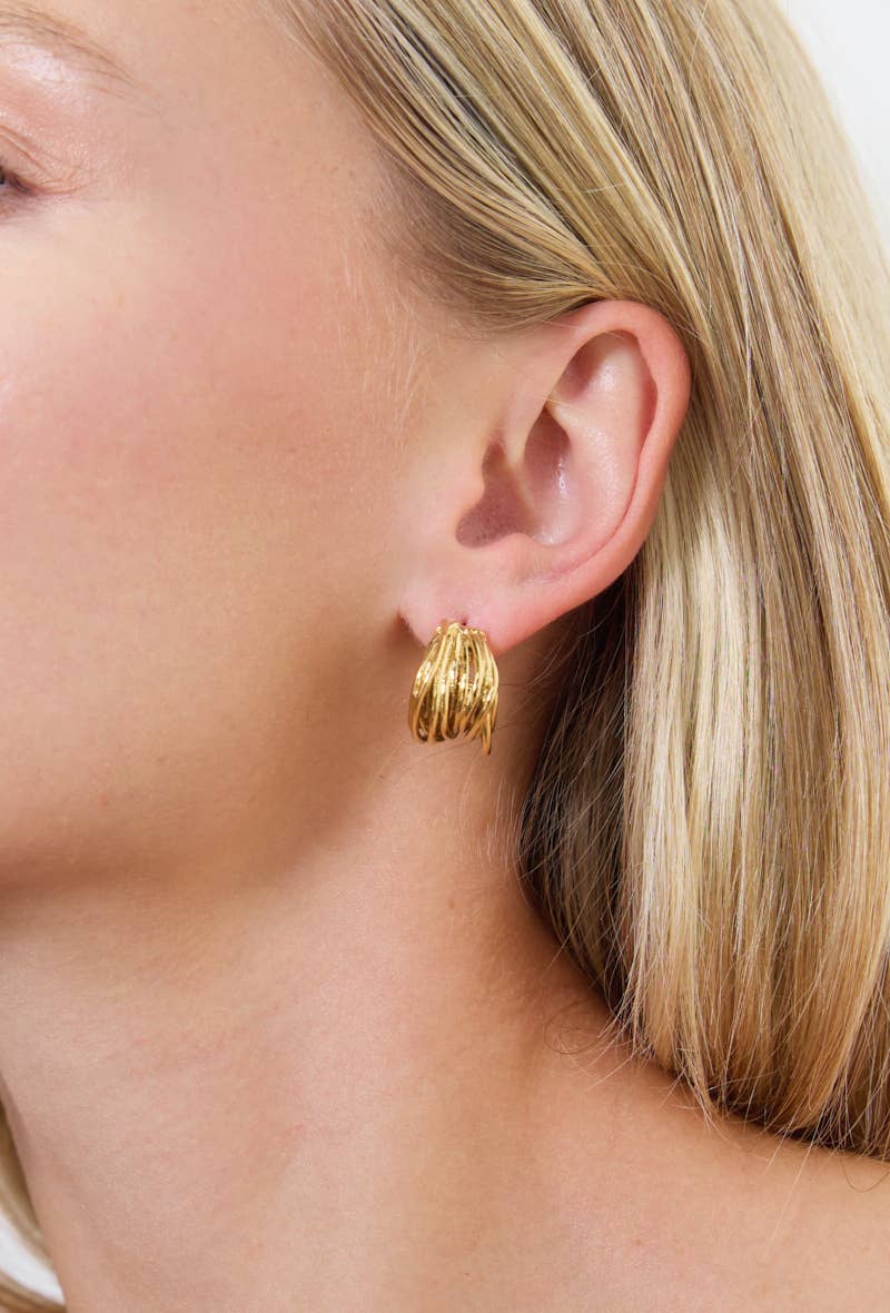 Boucles d'oreilles en acier inoxydable 124AQ236
