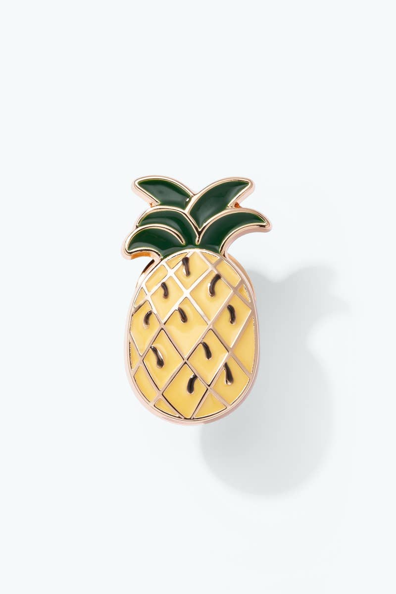 2.5cm Pineapple resin pin BHY110XC