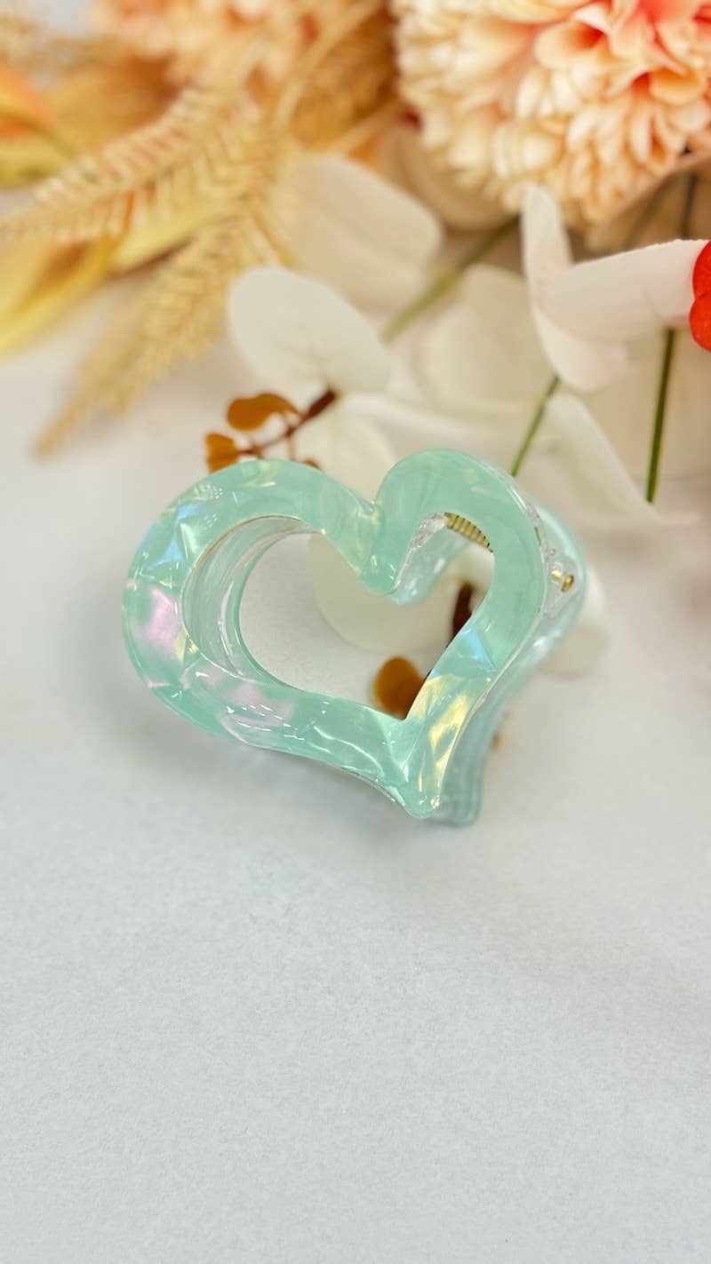 YH31 heart hair clip