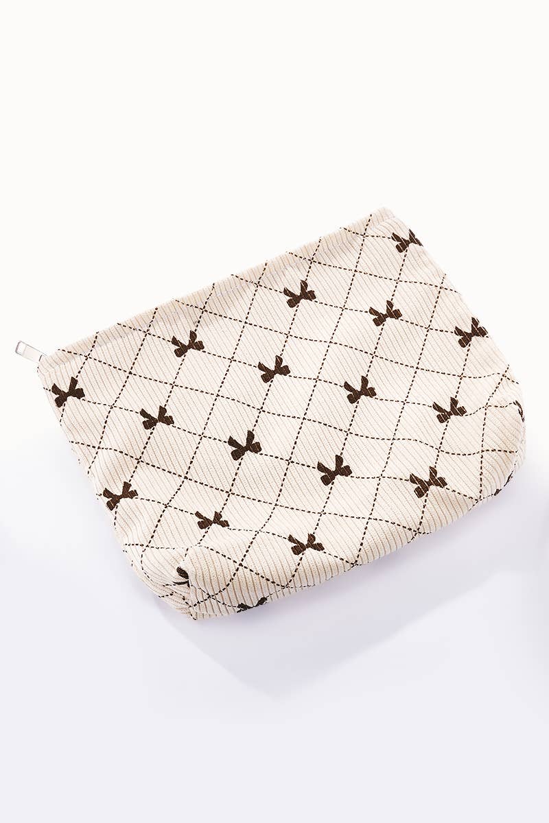Bow tie pattern pocket square CY204JH