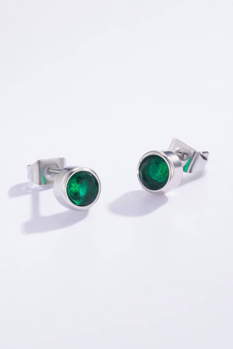 Boucles D'Oreilles Puces En Acier Inoxydable 124AQ121N129
