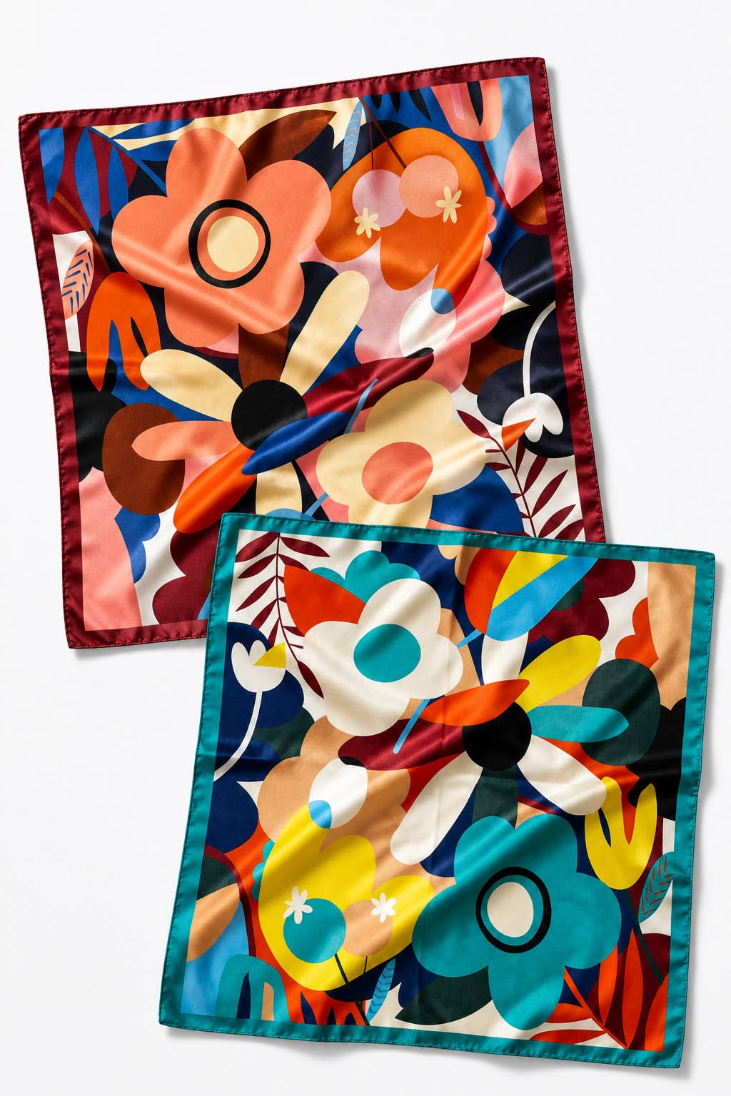 Printed scarf 70 x 70 cm FL59