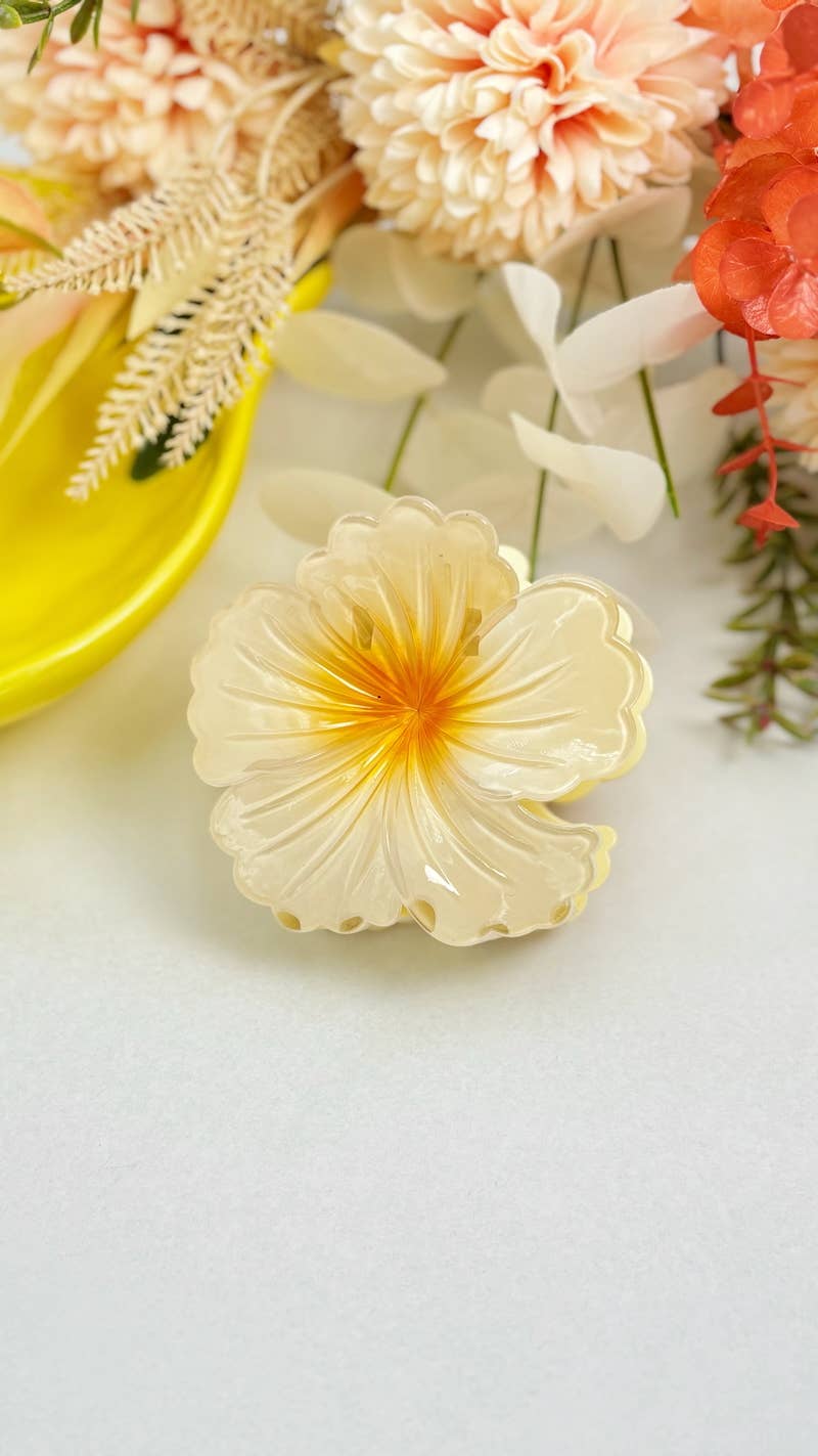 Pince à cheveux fleur YH33