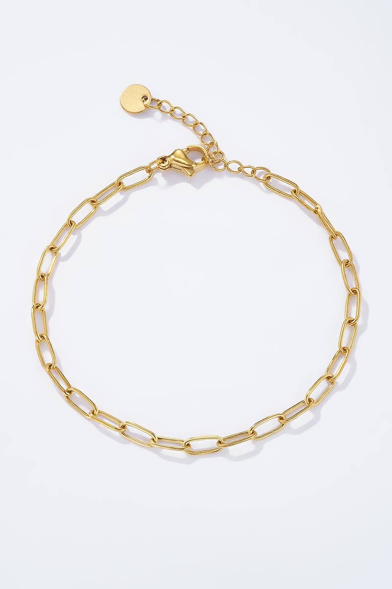 Bracelet en acier inoxydable pour charms 324CA56