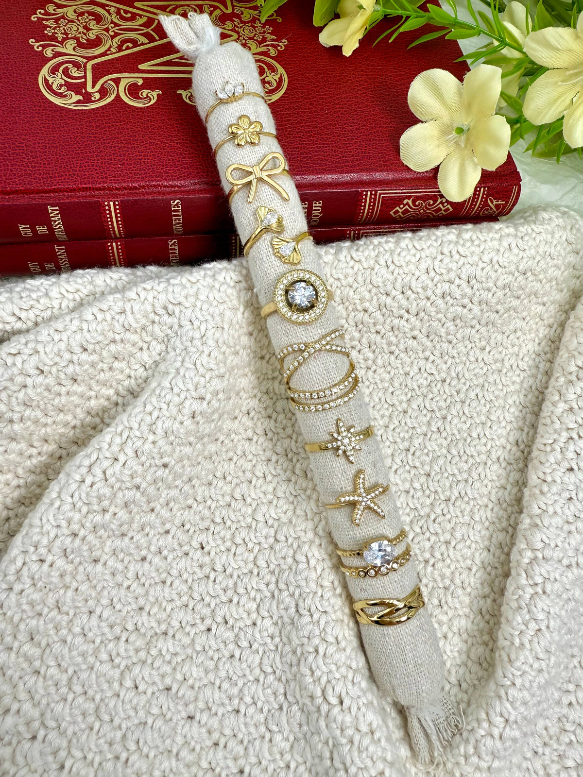 Set de 8 broches en acier inoxydable SET310