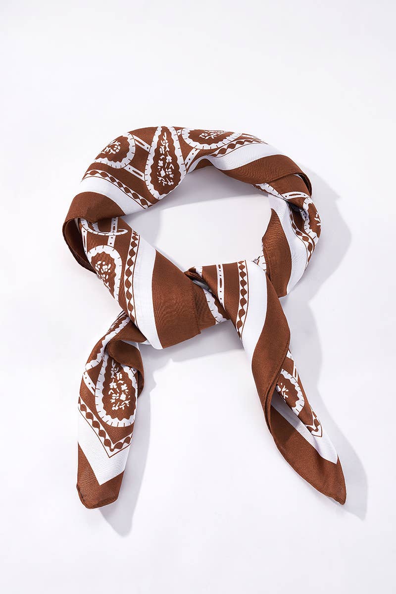 Foulard à motif 65 X 65 CM FL387DF