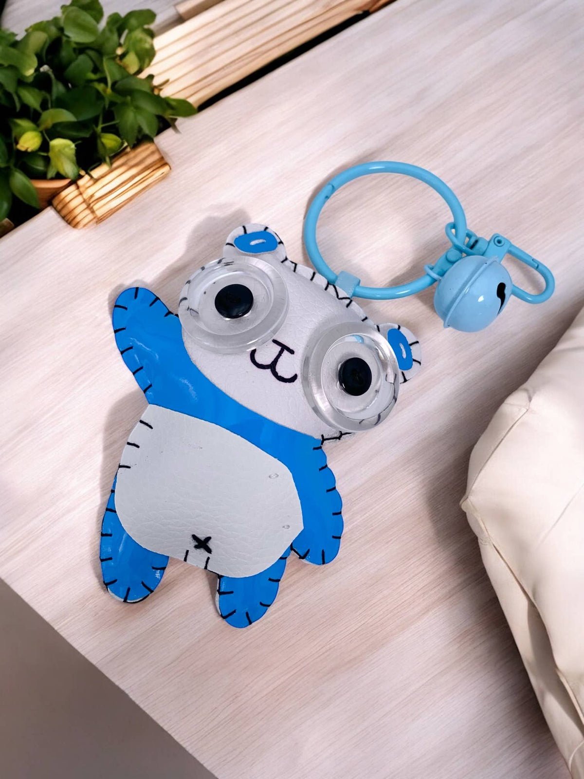 Porte-clé peluche avec clochette JSG09
