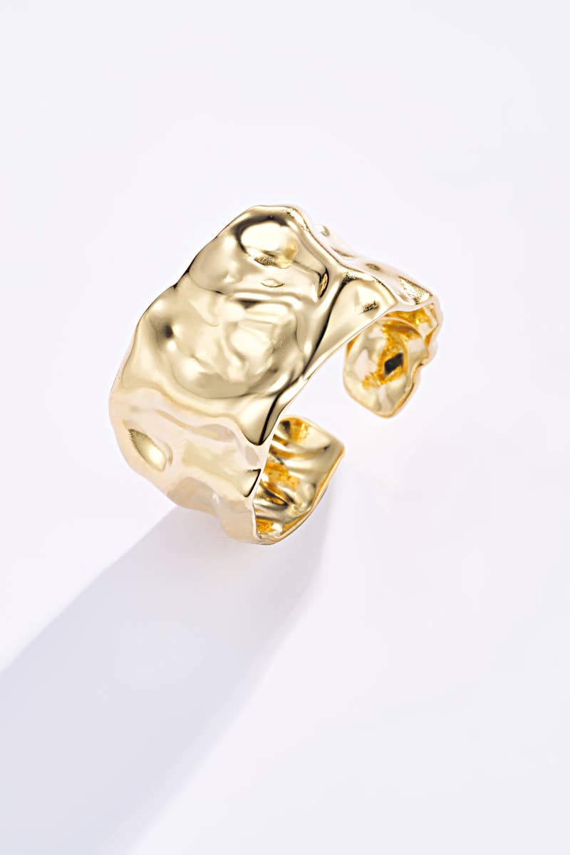 Bague texturée en acier inoxydable 424RX22