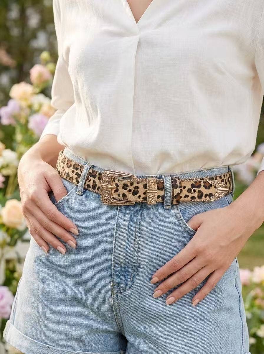 Ceinture léopard CT08