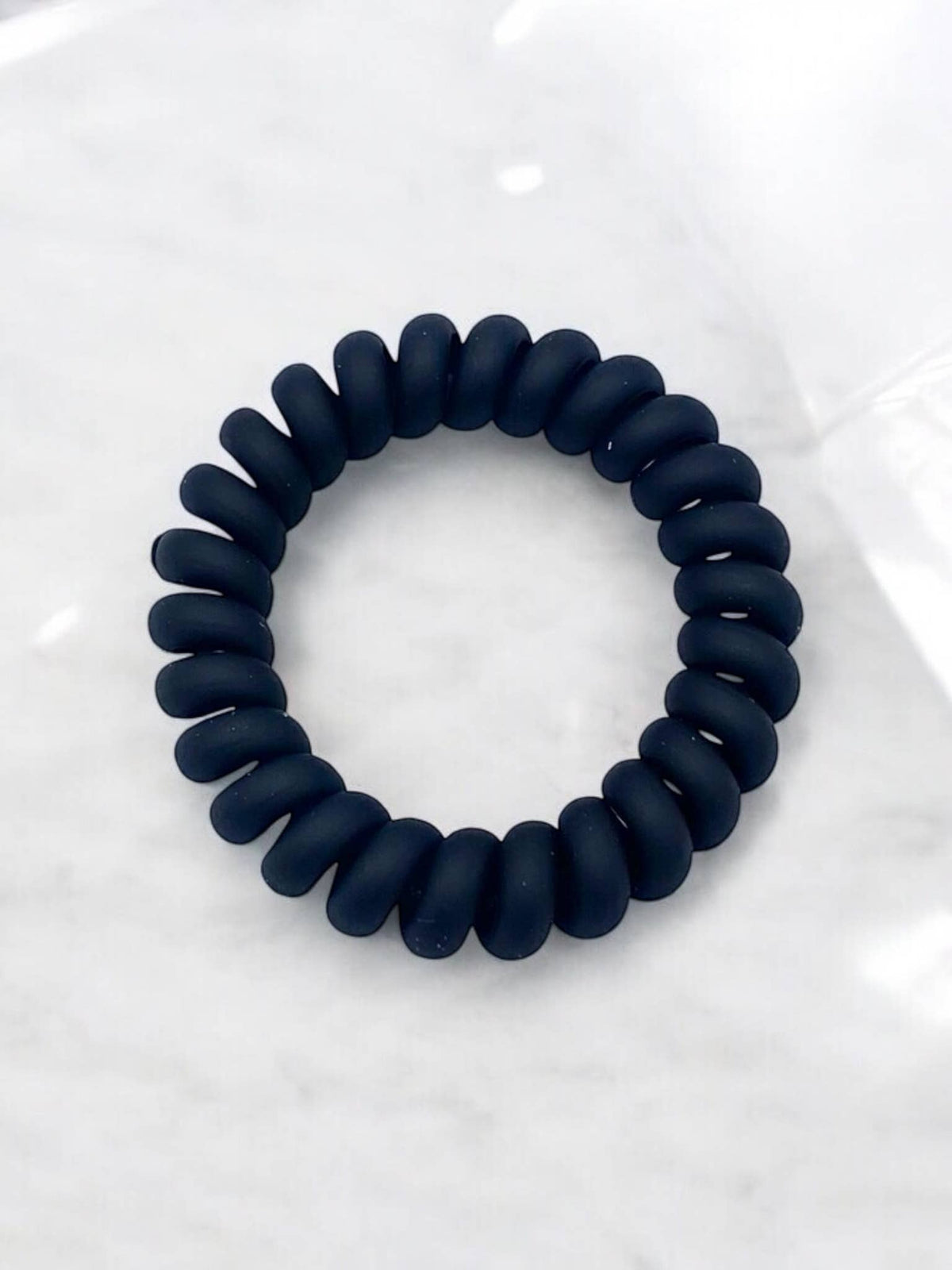 Chouchou élastique en spirale mat JD02