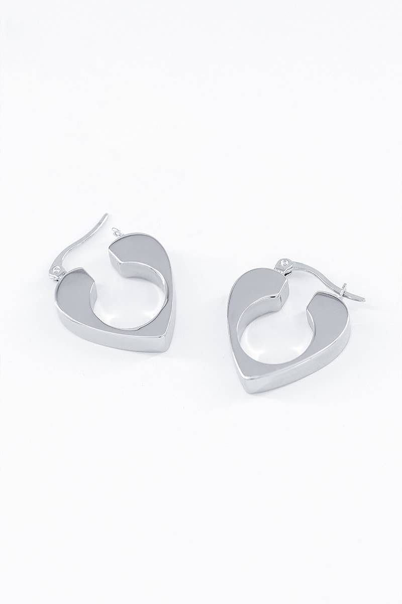 Boucles d'oreilles en acier inoxydable 124RX78