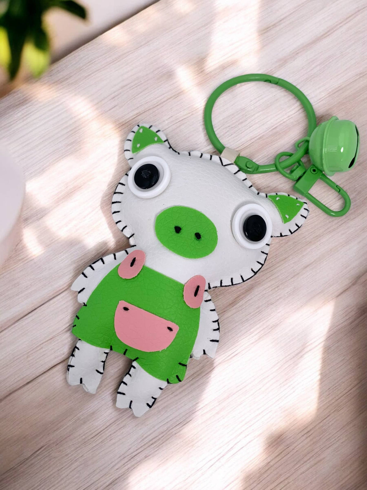 Porte-clé peluche avec clochette JSG38