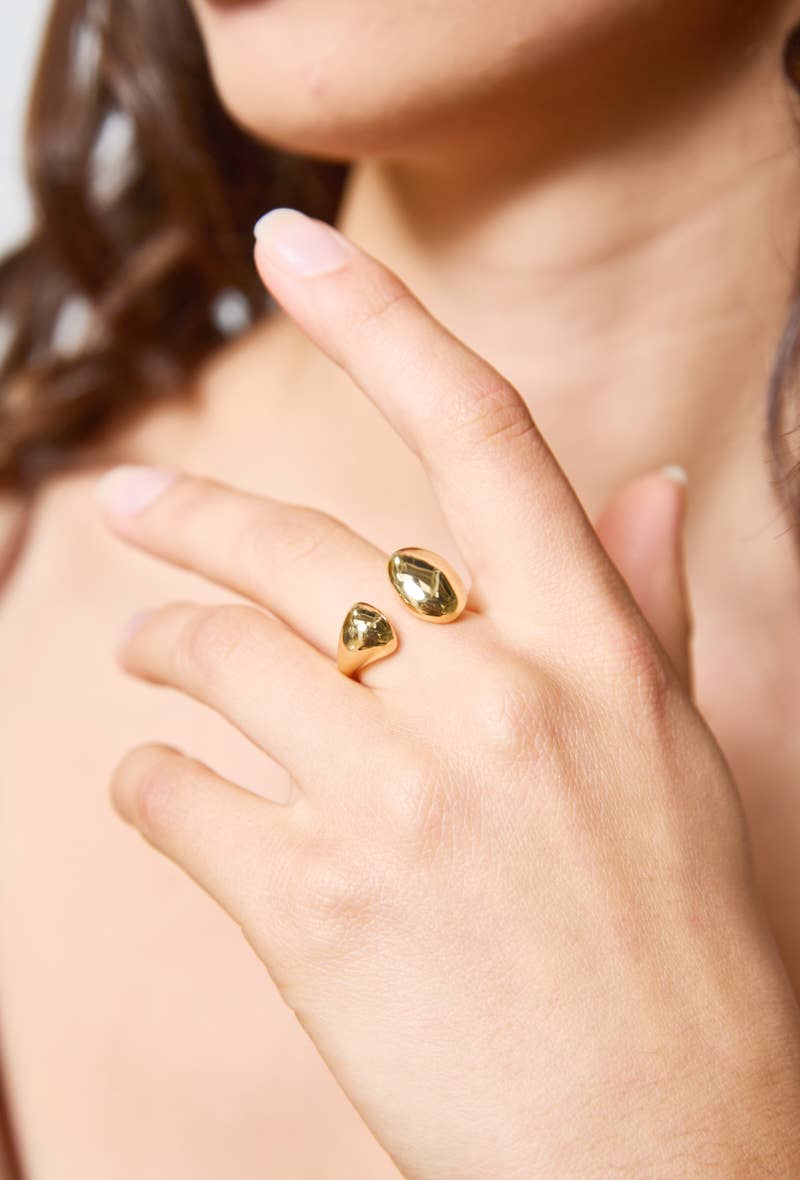 Bague ouverte en acier inoxydable 424AQ32