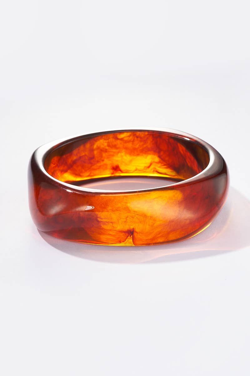 Resin bangle bracelets 324JJ05
