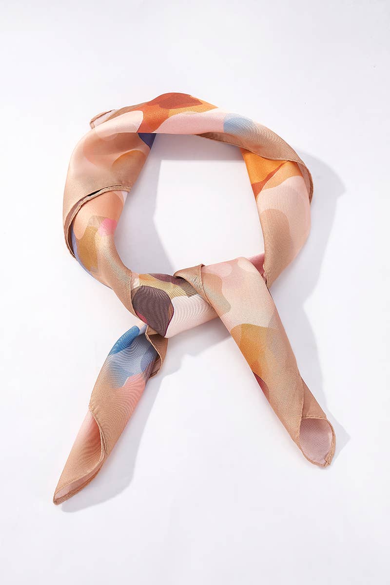 Patterned scarf 65 X 65 CM FL308DF