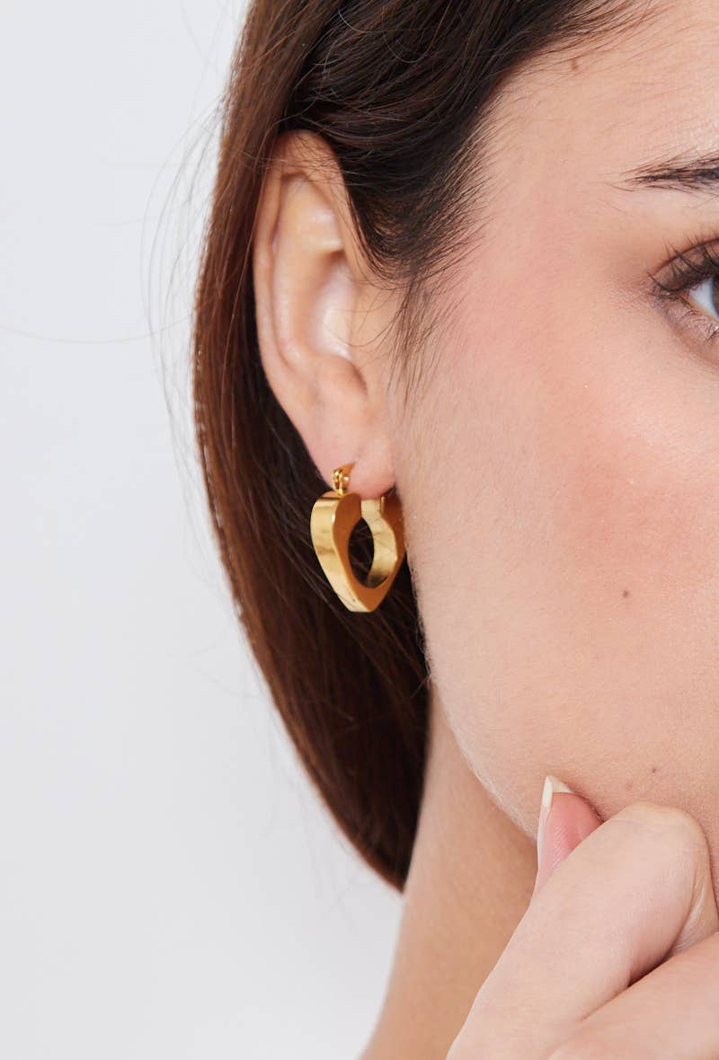 Boucles d'oreilles en acier inoxydable 124RX78