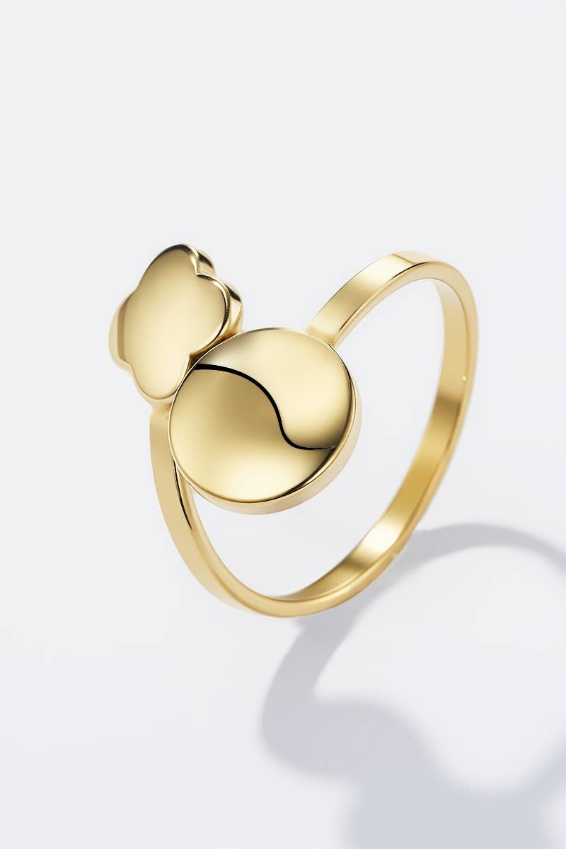 Stainless steel disc and clover ring 424RX218