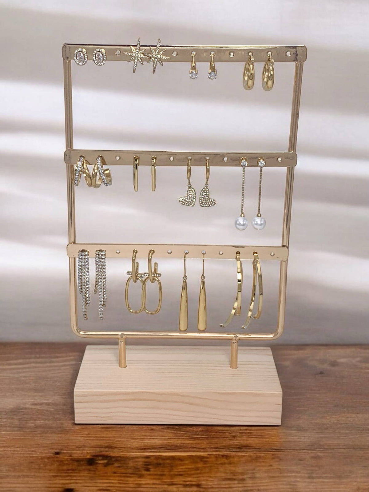 Set de boucles d'oreilles en acier inoxydable SET86