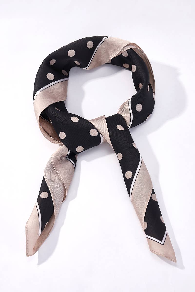 Patterned scarf 65 X 65 CM FL329DF