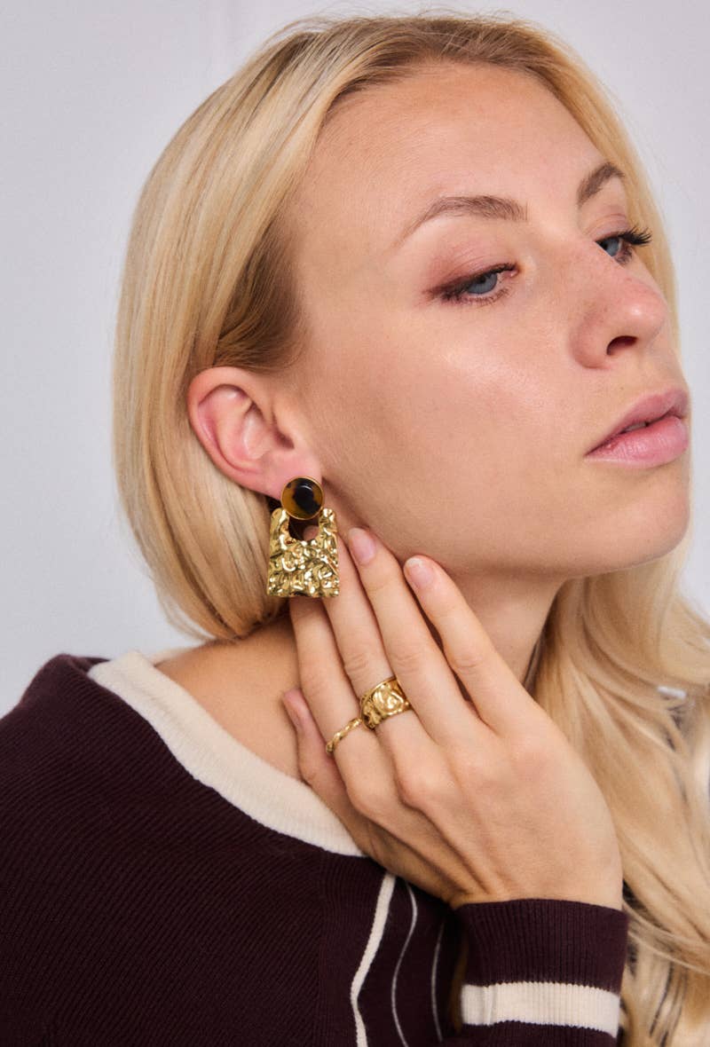 Stainless steel earrings 124RX189