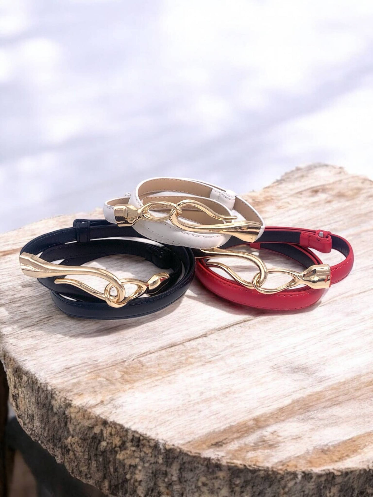 Ceinture en similicuir CT03