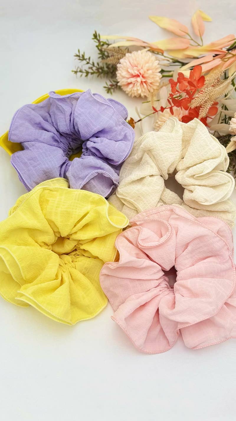 Ruffled scrunchie 20cm FQ41