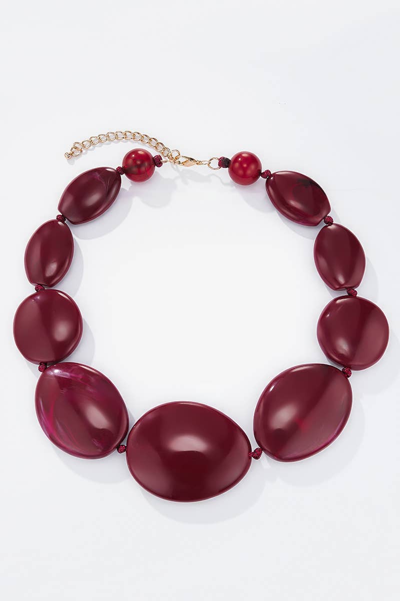 2WY01 resin necklace