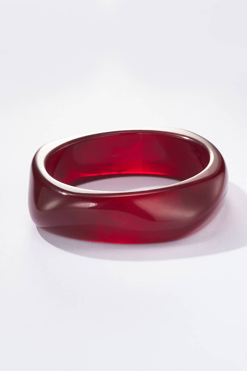 Resin bangle bracelets 324JJ05