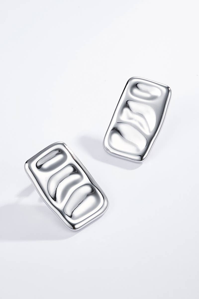 Boucles d'oreilles en acier inoxydable 124AQ253