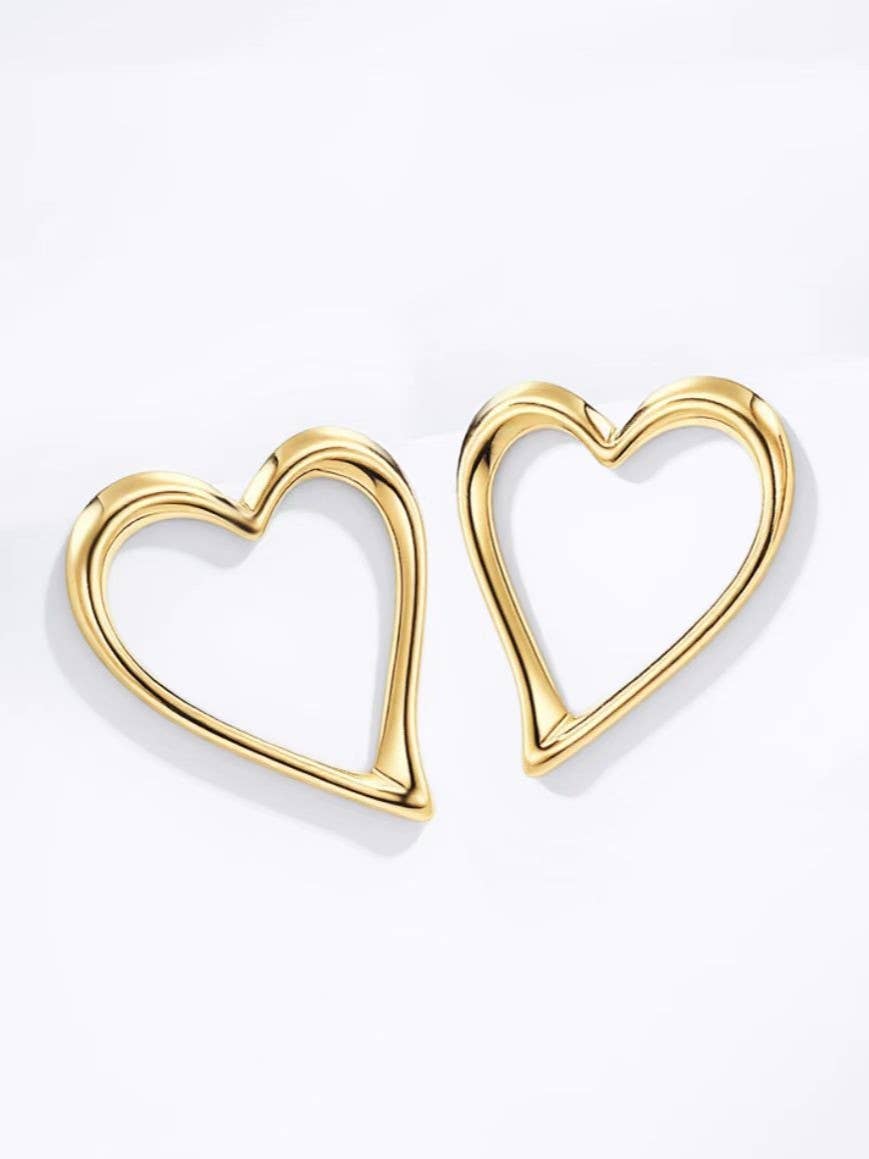 Boucles d'oreille en acier inoxydable 124AQ404