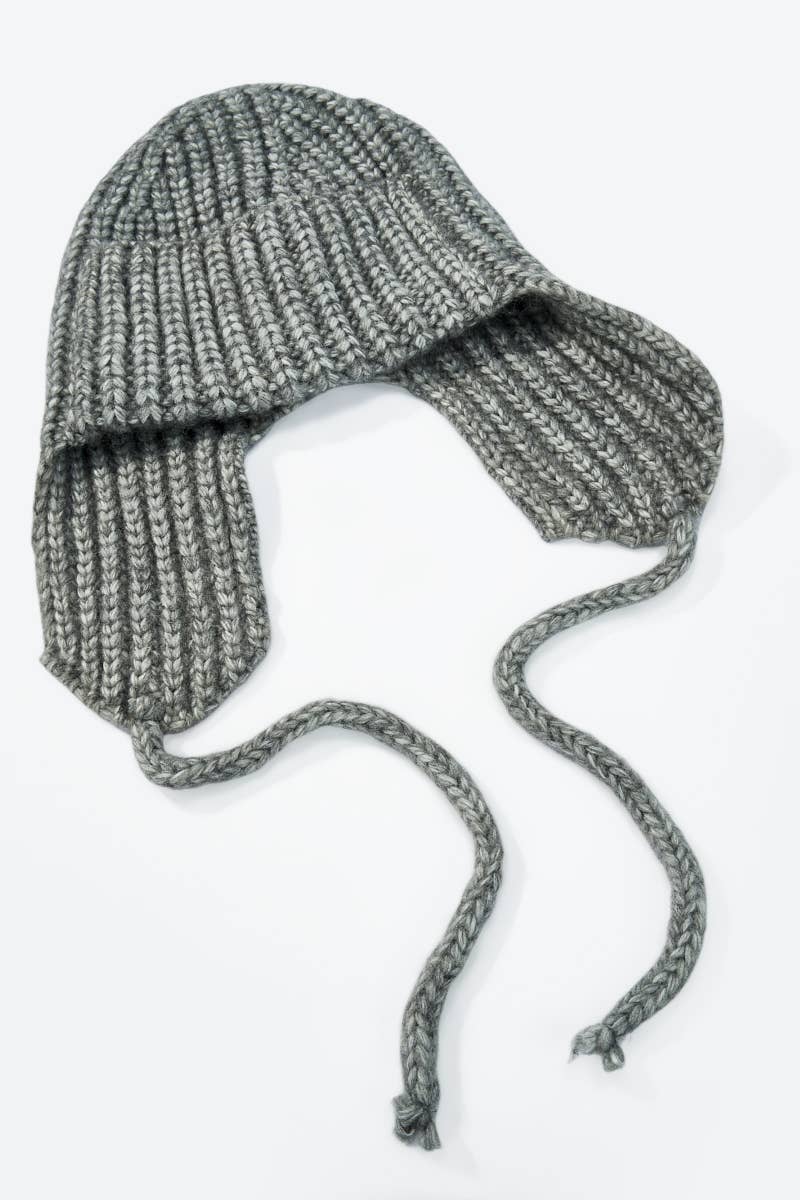 Bonnet cache-oreilles en laine MJ205SD